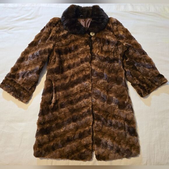 Womens mink fur coat size medium - Picture 1 of 14